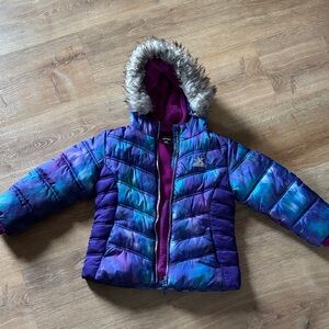 ZeroXposur Kids Puffer Jacket - Purple and Blue